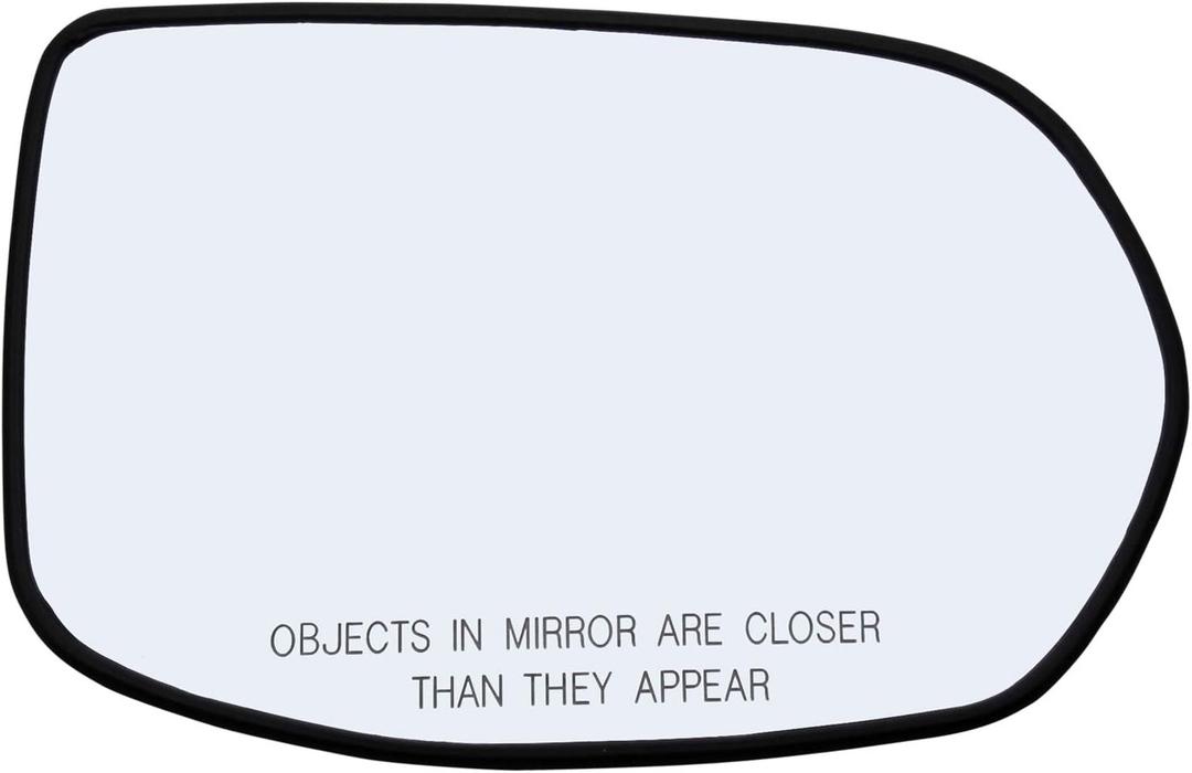 Passenger Side Mirror Glass Assembly With Plastic Backing Plate (Non-Heated) Compatible with 2007-2011 Honda CRV