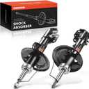 A-Premium Front Pair (2) Shock Strut Absorbers Compatible with Toyota Yaris 2006-2015 Prius C 2012-2014
