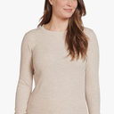 Jockey Women's Loungewear Long Sleeve Waffle Crew M