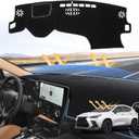 Sunsdrew Dash Cover for 2022-2025 2026 Lexus NX NX 250/NX 350/NX 350h/NX 450h+ Dashboard Cover Mat for NX Accessories Sunshade Nonslip Mesh Protector No Glare