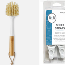 Sheet Straps 4Pack And Toilet Brush