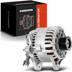 A-Premium Alternator Compatible with Ford Focus 2000-2004 L4 2.0L, Escape 2001-2004 L4 2.0L & Mazda Tribute 2001-2004 L4 2.0L DOHC, 110Amp 12Volt CW 6-Groove Pulley