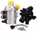 Electric Water Pump and Thermostat Kit - OEM 11517586925 11517563183 - Compatible with 128i 325i 328i 330i 525i 528i 530i X3 X5 Z4 N52 Engine 2006-2013