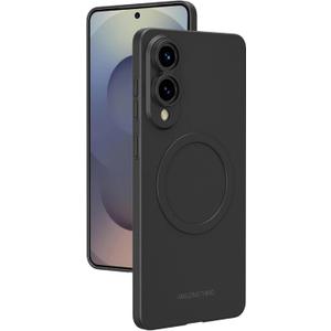 AMAZINGthing for Galaxy S25 Edge [Minimal Air] Case, Designed for MagSafe, Ultra-Thin 0.6 mm, Matte Anti-Fingerprint Finish, Easy Access Buttons, Precision Camera Protection - Black