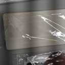 2 PCS Water Absorbent Diatomite Coasters (9.5" x 4"), Grooved Design, Water Absorbing Stone Used for Hand Soaps & Plants & toiletries in The Modern Home (Dark Grey)