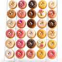 Large Acrylic Donut Wall Display Stand - Holds Up to 60 Donuts & Bagels | 26 x 22 Inch Foldable Clear Donut Board | Holder for Wedding, Baby Shower, Birthday Party & Dessert Table