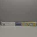 Cordless Light Filtering Mini Blind - 35 Inch Width, 48 Inch Length, 1" Slat Size - Pearl White - Cordless GII Morningstar Horizontal Windows Blinds for Interior by Achim Home Decor