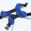 Dog Ring Harness with D-Ring, Lightweight Blind Dog Assistance Device, Visually Impaired Accessory for Dogs BlueUp Small