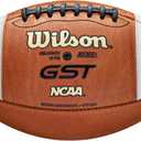 Wilson GST1003 Leather Game Football Factory Defect/Blemish - Official Size, Tan
