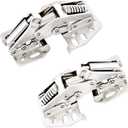 Qrity 2 PCS Cabinet Hinges Heavy Duty Lid Stay Hinges, Soft Close Lid Hinge, Furniture Door Lift Stay Support Hinge