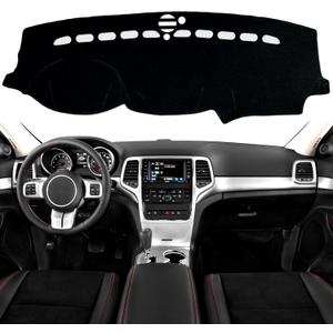 Dash Cover Custom Fit for Jeep Grand Cherokee 2011-2021 Dashboard Cover Dashcover Dash Mat Protector Carpet Pad Accessories