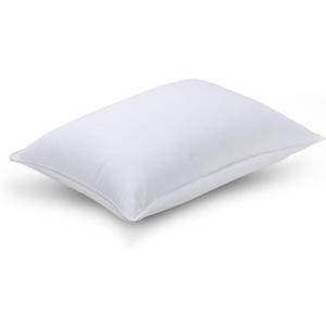 Sleep Innovations 2-in-1 Memory Foam Pillow and Alternative Down Fiber Fill, Standard Size, Side, Stomach, and Back Sleepers, Soft-to-Medium Support