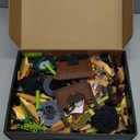 PLAXSOON Sunflower Building Set with Lights Vase Base, Flowers Botanical Collection Building Block for Adult Women Girls 12+, Gift for Mothers Day, 1180PCS Art Bouquet Bonsai Plant Building Kit