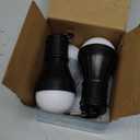 LED Camping Tent Lantern, Portable Outdoor Waterproof Emergency Light Bulb, Battery Powered with Clip Hook, Super Bright, for Hiking, PartyCamping, Fishing, Power Failure (4 Packs, Black )