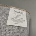 jinchan Eden Floral Washable Area Rug 3x5 Entryway Rug Vintage Lightweight Soft Non-Slip Indoor Low Pile Distressed Green Carpet for Living Room Kitchen Bedroom Entrance Laundry Nursery