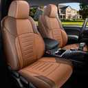 for Tacoma Seat Covers 2024-2026 Tacoma 4th Gen Brown and Orange