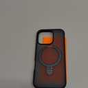 TORRAS Ultra-Magnetic Ostand for iPhone 16 Pro Case, [Compatible with MagSafe] [Flexible Stable Stand] Military-Grade Protection Translucent Slim Anti-Scratch Ring Kickstand, Frosted Black 6.3"