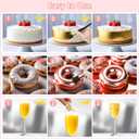 3 x Edible Drink Glitter for Cocktails Food Grade Edible Drink Shimmer Powder for DIY Champagne Beverages Wine Vegan Cherrysea Multi -Purpose Edible Luster Dust Set 4g/Bottle - Blue