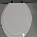 KOHLER 4734-RL-0 Rutledge ReadyLatch Soft Close Elongated Toilet Seat, Quiet-Close Lid Grip-Tight Bumpers, Installation Hardware, Home Essentials, White