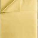 Full Size Flat Sheet - Hotel Quality Top Flat Bed Sheet Only - Ultra-Soft, Comfy Breathable & Cooling - Fade & Wrinkle Free - Easy-Care, Stain & Shrink Resistant Bedding - Easy-Fit & Oeko-Tex - Yellow 
