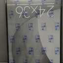 Americanflat 24x36 Poster Frame with Polished Plexiglass - Streamline Collection - Thin Border Picture Frame for Wall Display - Hanging Hardware Included - Black