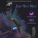 Smart Watch Fitness Tracker with 24/7 Heart Rate, Blood Oxygen Blood Pressure Monitor Sleep Tracker 120 Sports Modes Activity Trackers Step Calorie Counter IP68 Waterproof for Andriod iPhone Women Men, 1.58"
