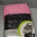 Tadpoles Quilted Stroller & Car Seat Cover - Black & Pink | 27" x 20" x 2" | Made of 100% Super Soft Microfiber Polyester | Warm, Gentle & Durable | Ideal for Use as a Stroller Cover & Car Seat Cover