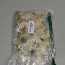 Childom 15 PCS Gold Poinsettia Flower Artificial Poinsettia With Clips Christmas Decor Glitter Poinsettia Christmas Ornaments Christmas Tree Flower Decorations with Stems DIY Xmas Wreath Holiday Party