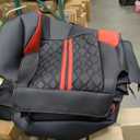 Deck Car Seat Covers, Black And Red