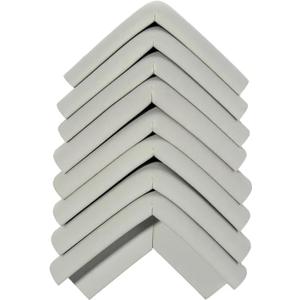 Corner Protectors Edge Protector 4Pcs Child Silicone Protector Table Corner Edge Protection Cover Children Anticollision Edge & Guards(Gray-01)