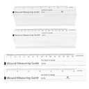 300 Pcs Wound Measuring Tape 6 Inch Wound Ruler Double Sided Disposable Paper Tape Measure Paper Guide Ruler Measurement Tools for Nurses