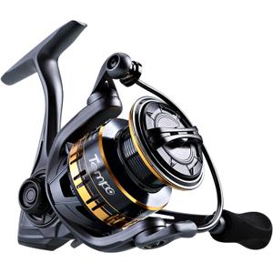 Tempo Sphera Spinning Reel, Ultralight Fishing Reels with 9+1 BB, Carbon Fiber 38.6 LBs Max Drag, Super Smooth Spinning Fishing Reel with 5.2:1/6.2:1 High Speed Gear Ratio