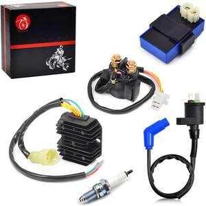 CDI BOX Ignition Coil Voltage regulator rectifier Relay Kit For HONDA 1993 FourTrax 300 TRX300 TRX300FW 30410-HC4-770