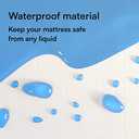 Niagara Waterproof Mattress Protector Queen 60x80 Cover Deep Pocket Breathable Noiseless 8-20Inches Bed Smooth Jersey Mattress Pad Cover Fully Ultra Thin Polyester