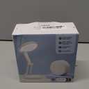 One Fire Cordless Desk Lamp,Dimmable Small Battery Powered Lights,3600mAh Rechargeable Wireless Table Lamp,Mini Lamp&Portable Light for Bed,Book Reading,Home for Small Spaces,Nail Light,Craft,Office (White)