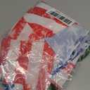 4th of July Women's American Flag Print Kimono Cover Up Tops Shirt (Red/White/Blue)