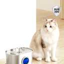 Neareal Official Cat Fountain Replacement Filters & Pre-Filter Sponges for 74oz/2.2L Stainless Steel Pet Water Fountain (6 Pack)