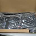 MEETION Ergonomic Keyboard and Mouse, Wireless Keyboard with Vertical Mouse, Split Curved Keyboard with Wrist Rest, Natural Typing USB Receiver Rechargeable Full Size, Windows/Mac/PC/Laptop, Large (Black)