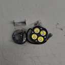 Upgraded Headlight Kit for Sur Ron Segway X260,White 6000-6500K Spot/Flood Light Pods Combo Kit, Motorcycle Lights Bars Bright Front Lamp Accessories,Plug N Play (Oval Lamp)