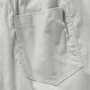 SIR7 Men's Linen Casual Lightweight Drawstrintg Elastic Waist Summer Beach Pants (XXXL)
