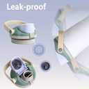 Replacement Lid for Owala FreeSip Sway - Fits 30oz Water Bottles, Leakproof Cap, BPA-Free Water Bottle Accessory for Owala FreeSip Sway (Eucalyptus)