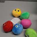 SCHITEC Squeaky Dog Toys, [8 Pack] Soft Stuffed Plush Balls with Squeakers, Interactive Fetch Play for Puppy Small Medium Pets (Medium 2.9")