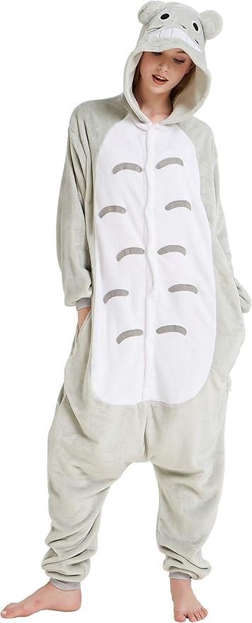 Wishliker Adult Onesie Animal Pajamas Halloween Cosplay Costumes Party Wear, L
