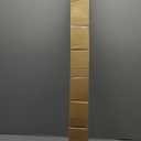 Mini Sword 6-Inch Stainless Steel Pocket Knife with Scabbard, Handmade Medieval-Inspired Replica Claymore, Compact Necklace & Stand, Ideal for Craft Use (RG/Blue)