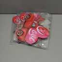 4 x Valentines Day Decorations, Valentines Day Red Truck Door Decor, Wooden Door Hanging Sign, Valentines Day Door Hanger Farmhouse Front Door Decorations for Home Porch, Wall, Outdoor