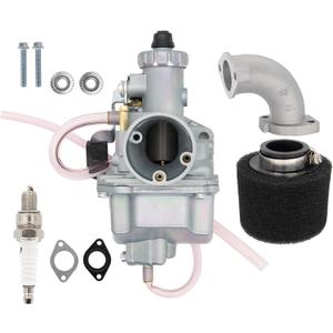 VM22 26mm Carburetor for Pit Dirt Bike 110cc 125cc 140cc Lifan YX Zongshen XR50 CRF70 KLX BBR Apollo DHZ SSR Mikuni Carb with 38mm Air Filter Intake Pipe