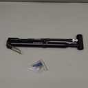 Bike Pump, Mini Bicycle Pump with Dual Valve Schrader Presta, Portable Bike Tire Inflator with Extension Hose & Mounting Bracket for Road Bike (120 PSI)