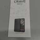 Crave for Galaxy S21 Case, Shockproof Protection Dual Layer Case for Samsung Galaxy S21, S21 5G (6.2 inch) - Black