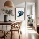 Poster Master Blue Oil Paint Poster - Oil Painting Stroke Print - Abstract & Chic Boho Art - Modern & Aesthetic Art - Living Room or Bedroom Wall Decor - 8x10 UNFRAMED (Style-04)