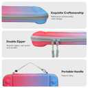 TCMOT Switch Carrying Case Compatible with 2025 Nintendo Switch 2, with 10 Games Cartridges Protective Hard Shell Travel Carrying Case Pouch for Console & Accessories, Blue